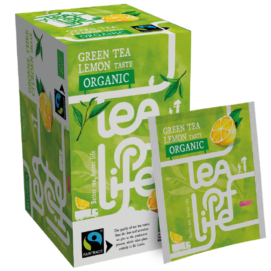 Tea of Life Biologische Groene thee citroen Fairtrade Organic - Green tea Lemon